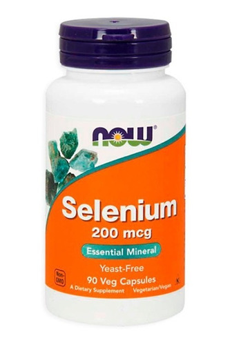 Selenio 200 Mcg Now X 90 Capsulas Veganas