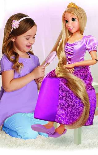 Disney Princess 81cm  Peina Muñeca Princesa Rapunzel Juguet 