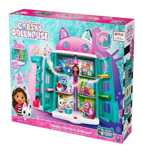 Playset para bonecas e bonecos Sunny Gabby's Dollhouse Casa Mágica Da Gabby Gabby, Panda Paws