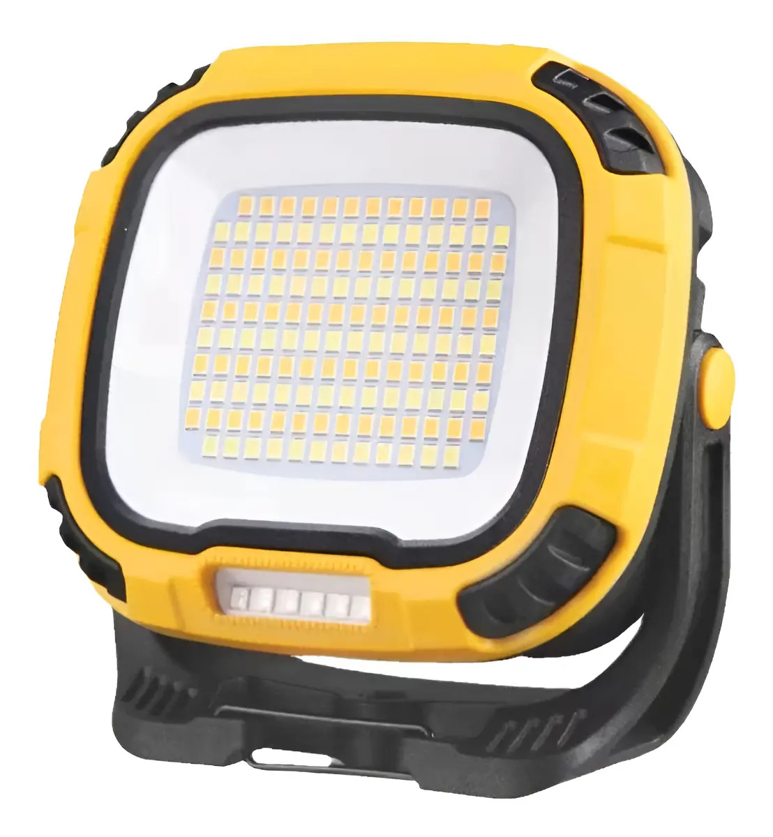 Luz De Trabalho Magnética Recarregável Portátil Para Acampam Cor Amarelo