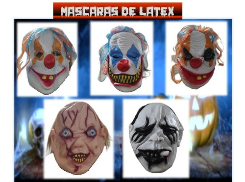 Mascara De Latex Halloween Chucky Clown 