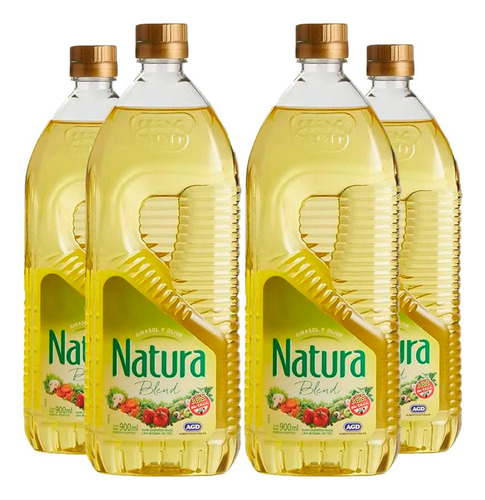 Aceite Natura Blend Girasol - Oliva 900ml X 4