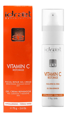 Crema Vitamina C Idraet Facial Hombre Mujer Reafirmante