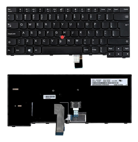 Teclado Notebook Lenovo Thinkpad E470 E470c E475 Br Com Ç