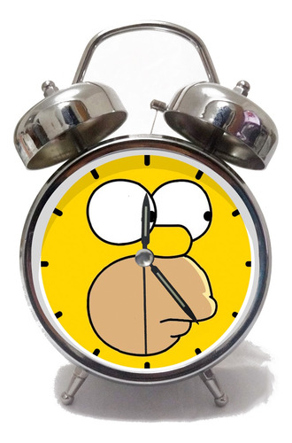 Homero Simpson Bart Lisa Despertador Reloj Personalizado 