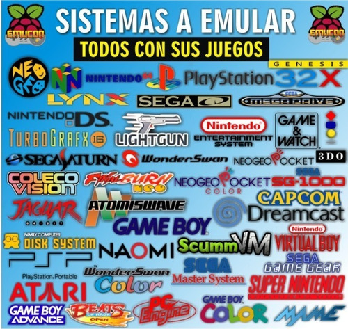 Imagen 6 de 9 de Consola Raspberry Pi4 2ram Recalbox 64gb Dc Ps1 Snes