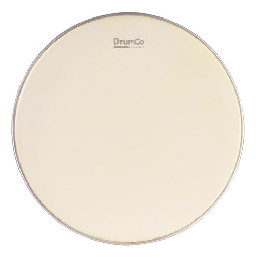 Parche Para Batería Fiberskin De 14 Dr-14fsk Drumco Color Blanco
