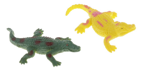 Figuras De Juguete De Animales Cocodrilo 12pieza