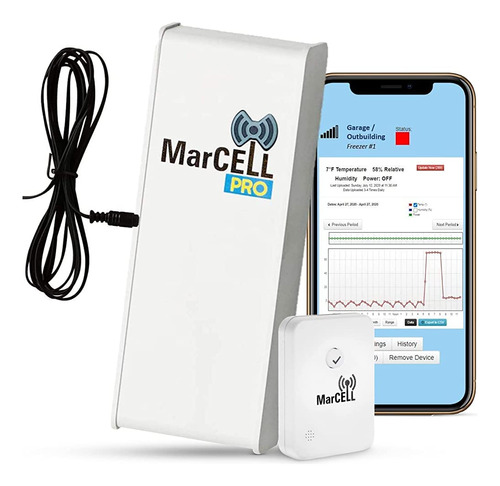 Monitor Celular Marcell Pro Con Sensor De Agua Inalámbrico