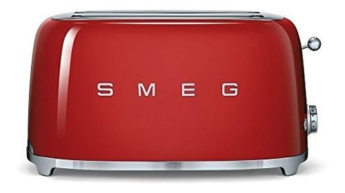 Tostadora Smeg 4 Rebanadas 220 Volt - Tsf02rdeu | Rojo §