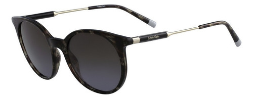 Óculos De Sol - Calvin Klein - Ck3208s 037 Cor Preto Marmorizado Cor da armação Preto/Cinza Marmorizado Cor da lente Cinza Degradê Desenho OVAL