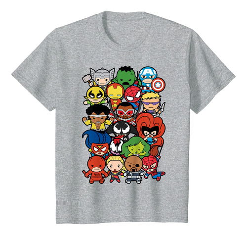 Miniaturas Avengers: Playeras De Personajes Marvel  Camiseta