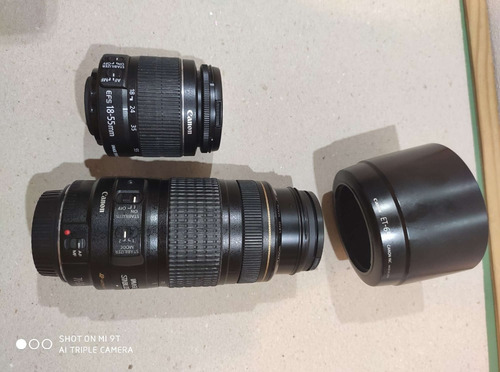 Camera Canon T3i C/ 2 Lentes 18-55mm + 70-300mm Ótimo Estado