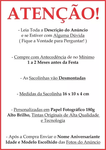 10 Sacolinhas Personalizadas Wandinha, Festa Wandinha
