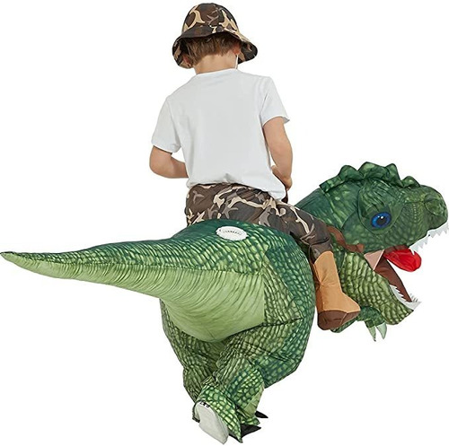 One Casa Disfraz Inflable De Dinosaurio Para Montar En T Re. | Envío gratis