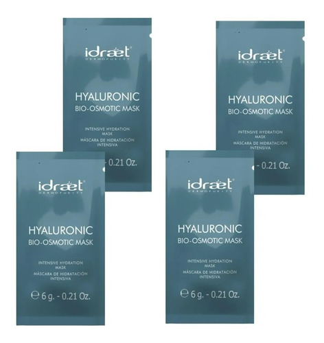 Idraet Mascara Hialuronico Bio Osmotic Hidratacion X 4 Un Tipo de piel Todo tipo de piel
