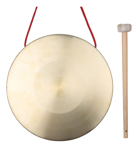 Instrumentos De Mano Gong, 22 Cm, Tocan Platillos Redondos C