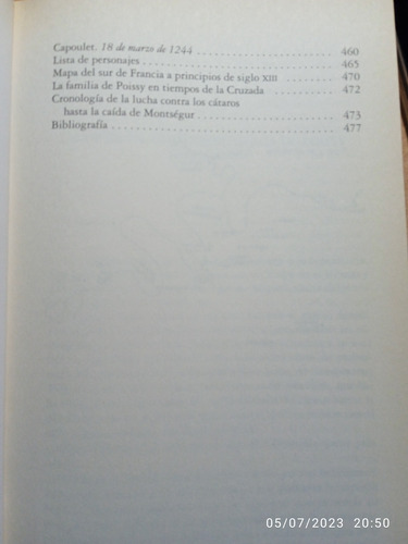 El Señor De Los Cataros (Usado)