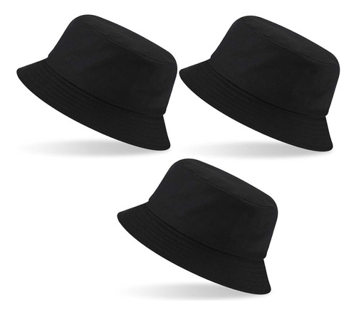 3 Pcs Xxl Bucket Hat For Big Head Summer Oversize Fisherman