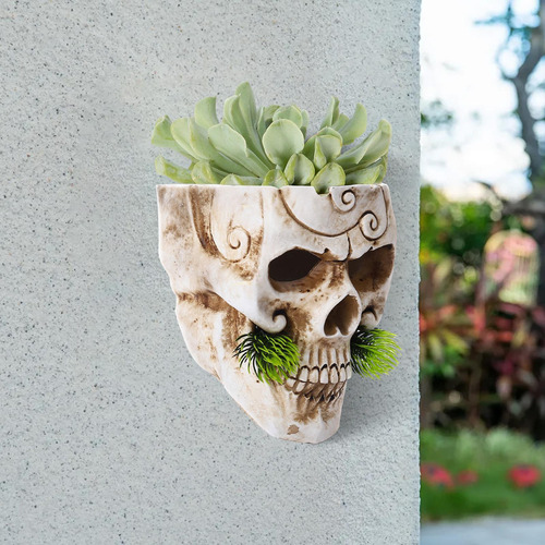 Maceta De Halloween Con Diseño De Hojas De Pino Con Diseño D