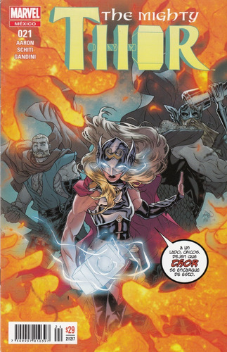 Comic Marvel The Mighty Thor  # 21 Editorial Televisa