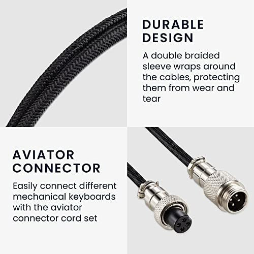 Juego Conector Cable Para Teclado Aviator 4 Repuesto Usb