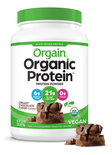 Proteina Organica Vegetal A Base De Plantas Orgain 920 Gr