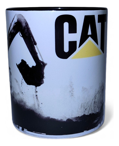 A Tazas Con Logo Cat + Obsequio