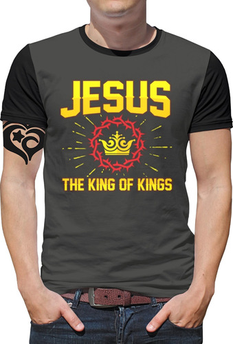 Camiseta Jesus Plus Size Gospel Criativa Masculina Roupa Kng