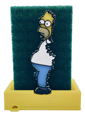 Porta Esponja Homero