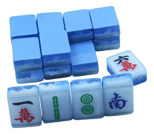 Llavero Con Colgante Mahjong, 18 Unidades, Para Manualidades