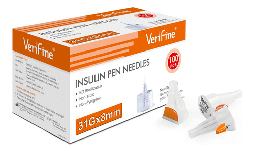 Verifine Agujas Para Boligrafo De Insulina 31g 0.315 In, Agu