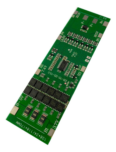 Placa Bms 7s 30a 24v Para Cél 18650 Com Balanceamento