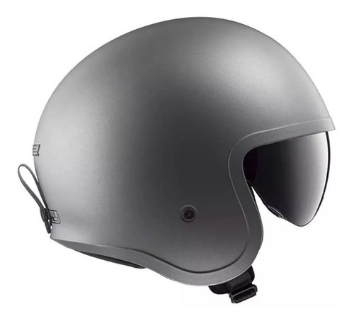 Casco Abierto Ls2 Of599 Spitfire Solid Titanio