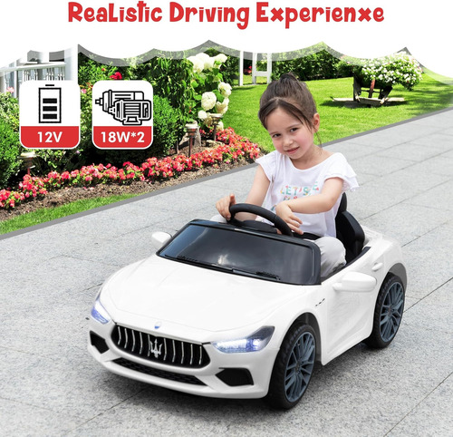 Tobbi Maserati Ghibli Con Licencia De 12 V, Auto Eléctrico P