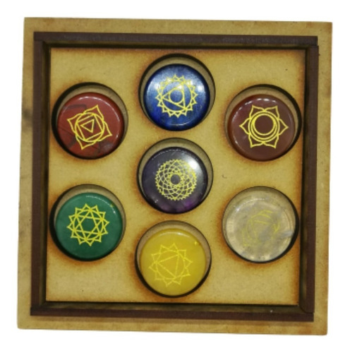 Kit 7 Chakras Cuarzo Cristales En - Unidad a $12143