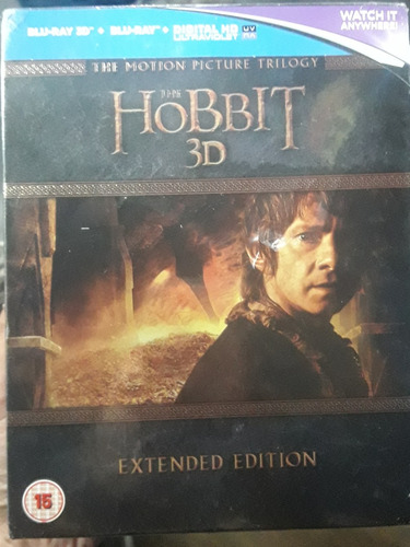 Hobbit Trilogy 3d Extended Edition Bluray