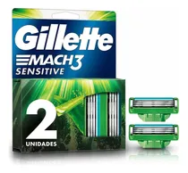 Comprar Repuestos Para Afeitar Mach3 Sensitive 2 Unidades Gillette