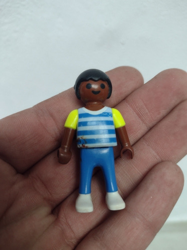 Play Mobil Geobra Muñeco Afroamericano 