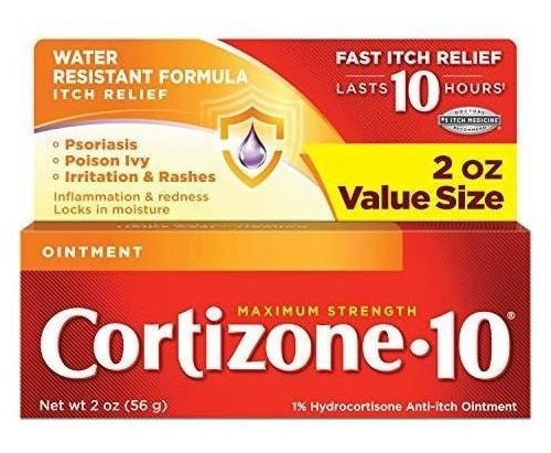 Cortizone 10 Ungüento De Fuerza Maxima 2 Oz., 1% Pomada De
