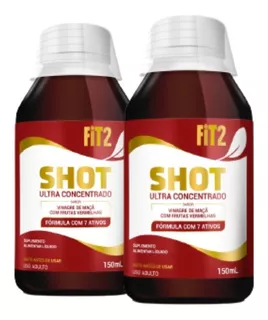 Shot Vinagre De Maçã Fit2 Ultra Colágeno Original 2un