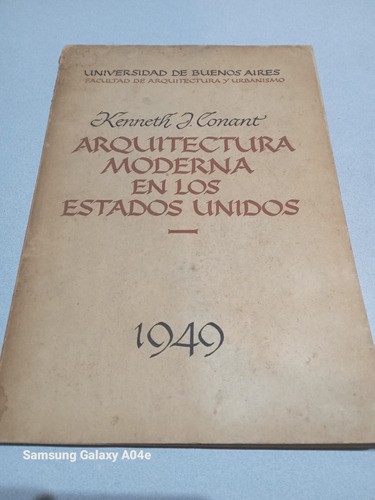 Libro Arquitectura Moderna En Los Estados Unidos 1949