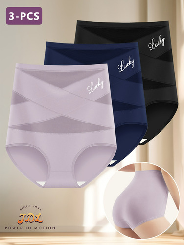 3pcs Kit Ropa Interior Para Mujer Con Control Barriga