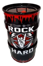 Comprar Lixeira Tambor Tonel Rock Hard Retro Vintage 50lt Metalica
