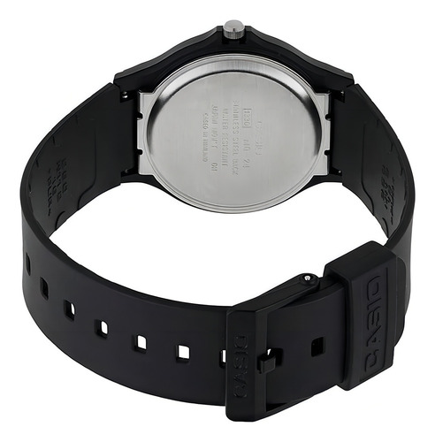 Reloj Pulsera Casio Mq-24-1bl Con Correa De Resina Color Neg