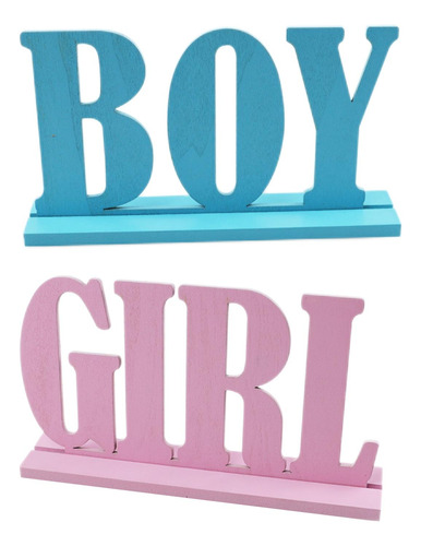 Letras Boy Girl Letreros De Madera Género Reveal