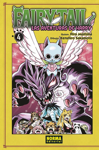 Fairy Tail Las Aventuras De Happy 04, De Mashima, Hiro. 1, Vol. 1. Editorial Norma Editorial, S.a., Tapa Blanda, Edición 1 En Castellano, 2025