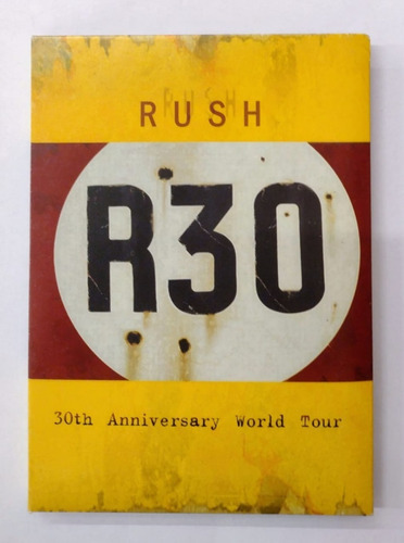 Dvd Duplo Rush R30 Anniversary World Tour