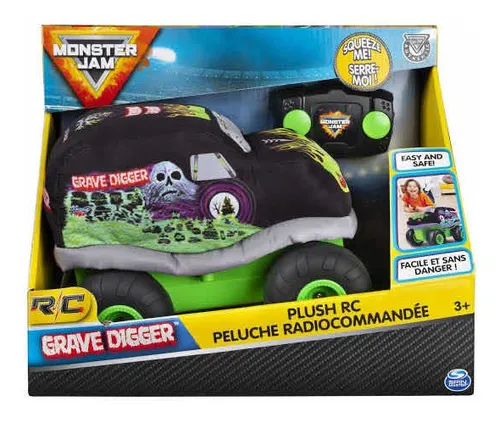 Mi Primer Radio Control Monster Jam Grave Digger Peluche Env o