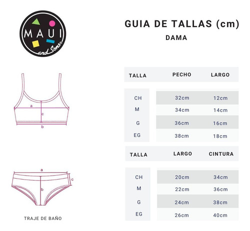 Traje De Baño Bikini 2 Pzs Para Mujer Marca Maui & Sons Rojo 224478 Texturizado G
